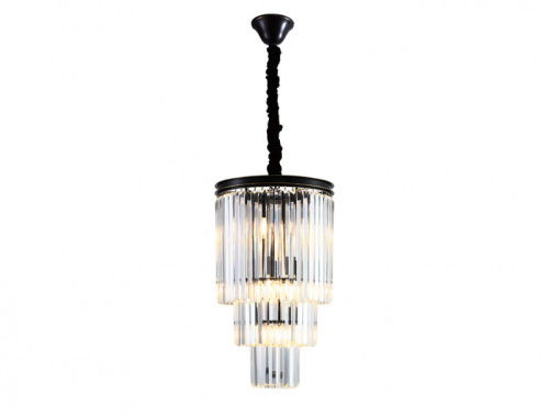 Каскадная люстра Newport 31110/S black+gold