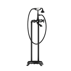 Смеситель Напольная для ванны с душем Timo Nelson 1900/03Y-CR черный фото