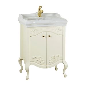 База Migliore Impero L61xH74xP48 см для раковины 60 см, 2 двери, цвет: Avorio 25965 фото