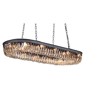 Подвесная люстра DeLight Collection KR0295P-12 black фото