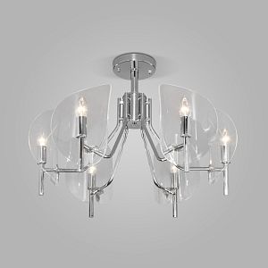 Люстра на штанге Eurosvet 60135/6 хром фото