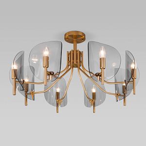 Люстра на штанге Eurosvet 60135/8 латунь фото