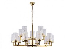 Подвесная люстра Newport 65010+5/C gold фото