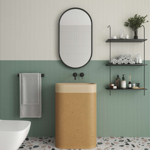 Керамическая плитка DNA Tiles 130845 Match Chalk Matt 6.25x25 фото 2