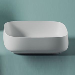 Artceram Cognac Раковина 56x41х15,5 см, без отв,, накладная Quadro, без перелива, цвет: белый фото