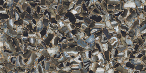 Керамогранит L315447MF6 Agata Black Lucido 300х150