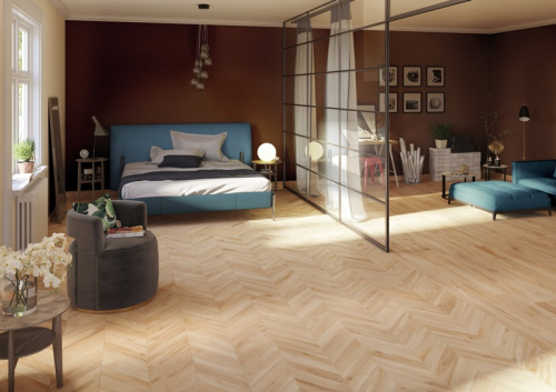 Керамогранит J86590 Woodie Chevron Beige 7.5x40.7 фото 2