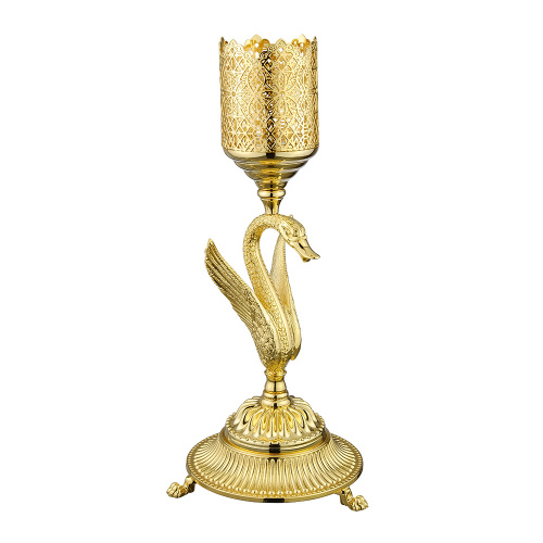 Подсвечник Migliore Luxor одинарный H35 см, золото 26151