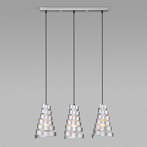 Подвесной светильник Eurosvet 50058/3 серебро фото