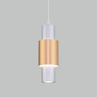 Подвесной светильник Eurosvet 50204/1 LED матовое серебро/матовое золото фото