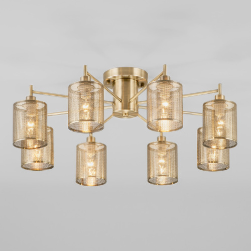 Люстра на штанге Eurosvet 70109/8 античная бронза