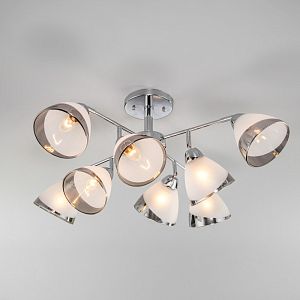 Люстра на штанге Eurosvet 30126/8 хром фото