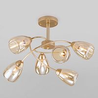 Люстра на штанге Eurosvet 30168/6 матовое золото фото