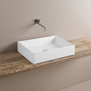 Artceram SCALINO Раковина 38х55 см, без отв,, накладная, без слив-перелива, цвет: белый матовый фото