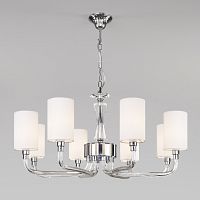 Подвесная люстра Eurosvet 60112/8 хром фото