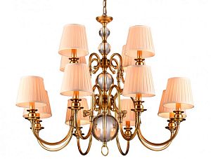 Подвесная люстра Newport 3106+6 B/C без абажуров фото