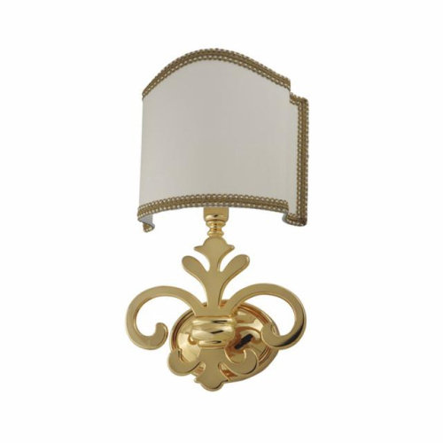 Светильник настенный Migliore Mirella, H37хL21хP13 см, ткань/золото 17337