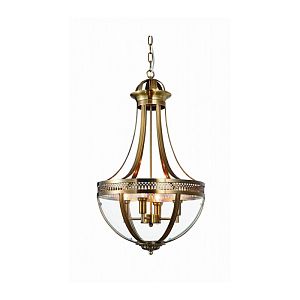 Подвесная люстра DeLight Collection KM0287P-4 antique brass фото