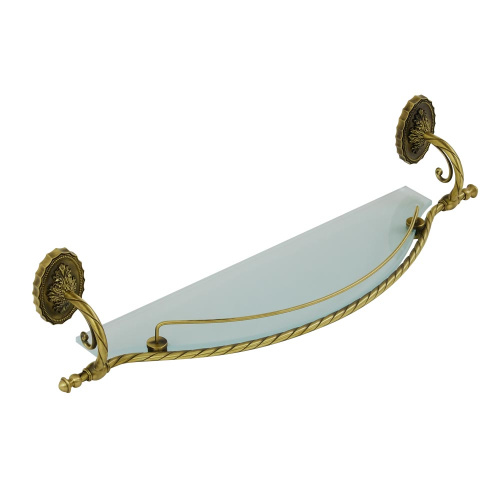 Полка Migliore Edera L65 см, стекло/бронза 16898