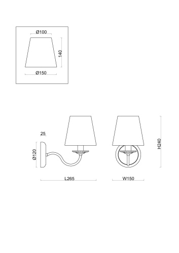 Настенный светильник (бра) Freya FR2027WL-01N фото 2