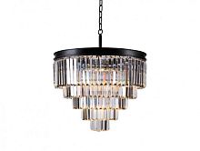 Каскадная люстра Newport 31109/S black+gold фото