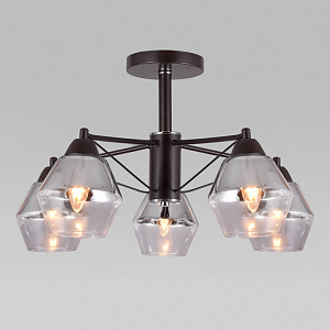 Люстра на штанге Eurosvet 70135/5 кофе фото