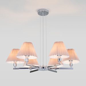 Подвесная люстра Eurosvet 60136/6 хром/серый фото