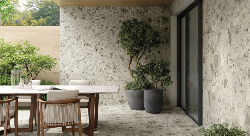 Керамогранит FAP Ceramiche Nativa fQAI Grey Matt R10 80х80 фото 2