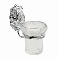 Стакан Migliore Cleopatra настенный, стекло прозрачное/хром 16649 фото