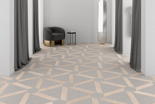 Керамогранит WOW 60º 120276 Chevron B Wood Mid 10х52 фото 2