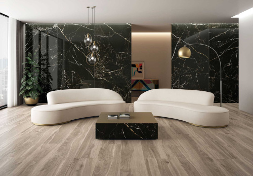 Керамогранит TAU Ceramica Portloren Black Pul 120x280 фото 2