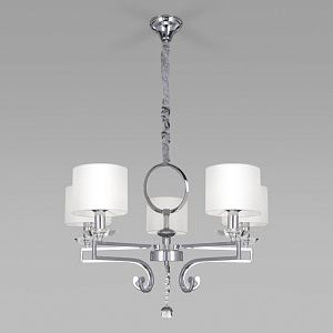 Подвесная люстра Eurosvet 60113/5 хром фото