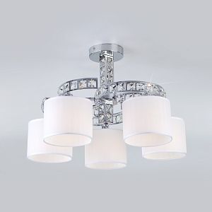 Люстра на штанге Eurosvet 60104/5 хром фото