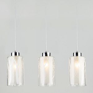 Подвесной светильник Eurosvet 50001/3 хром фото