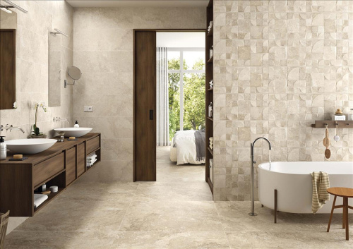 Керамогранит N30009 Rockstone Beige Mt Rect 59.5x120 фото 2
