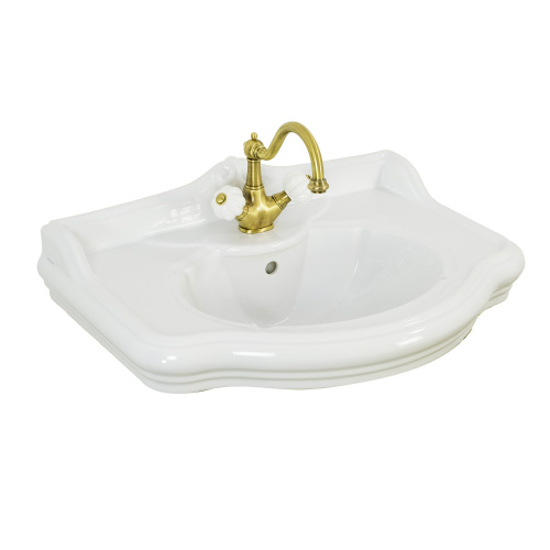 Раковина тюльпана Migliore Impero 73 см, белая керамика 27778