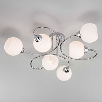 Люстра на штанге Eurosvet 30136/6 хром фото