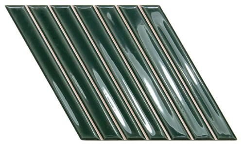 Керамическая плитка WOW Spike Bars 135016 A Royal Green Gloss 15x25,9