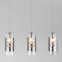 Подвесной светильник Eurosvet 50185/3 хром фото