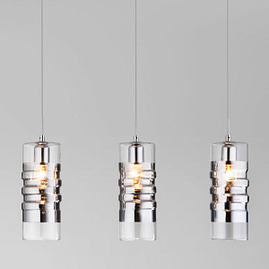 Подвесной светильник Eurosvet 50185/3 хром фото