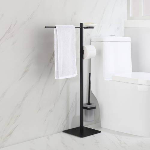 Стойка в ванную комнату Timo Selene 14085/03 черный фото 2