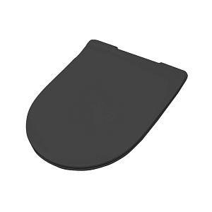Artceram FILE 2,0 Сиденье для унитаза, супер тонкое, быстросьемное с микролифтом , цвет черный матовый фото