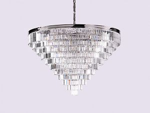 Каскадная люстра Newport 31143/S nickel фото