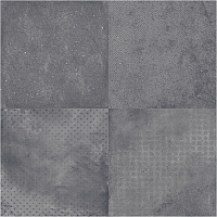 Керамогранит Ocean-Ceramic Magnus Graphite Decor 60x60 фото