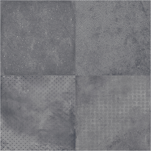 Керамогранит Ocean-Ceramic Magnus Graphite Decor 60x60