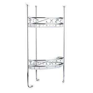 Решетка угловая Migliore Complementi ажурная, двойная L21xP21xH53 см, хром 22937 фото