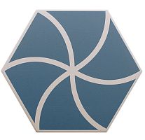 Керамогранит DNA Tiles Fancy 127014 Waves Ocean 20х23 фото