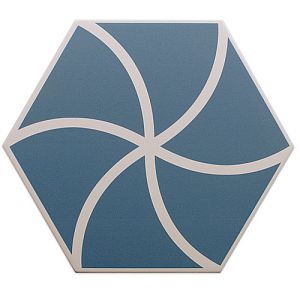 Керамогранит DNA Tiles Fancy 127014 Waves Ocean 20х23 фото