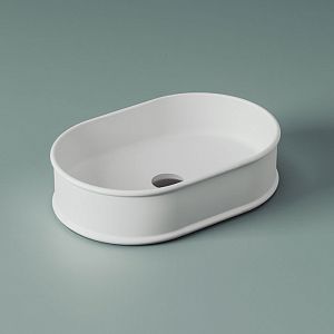 Artceram ATELIER Раковина 60x40х15 см, без отв,, накладная, без перелива, цвет: белый матовый фото