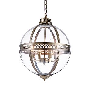 Подвесная люстра DeLight Collection KM0115P-3S antique brass фото